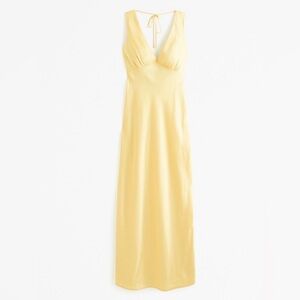 Abercrombie & Fitch Yellow Maxi Dress